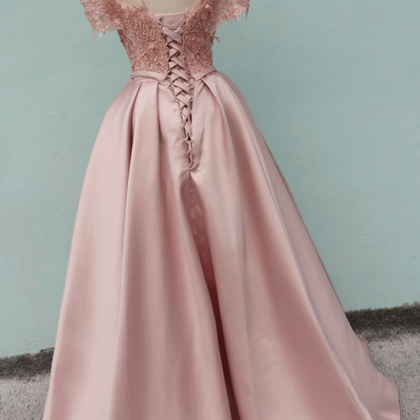 Lace Evening Dress, Burgundy Evening Dress Prom..