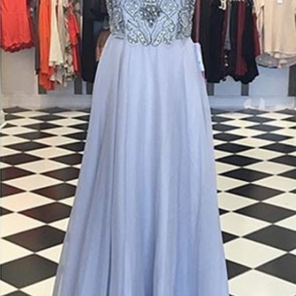 Sexy Prom Dress,chiffon Prom Dress,elegant Beaded..