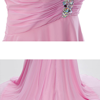 Luxury High Low Pink Bridesmaid Dresses,high Low..