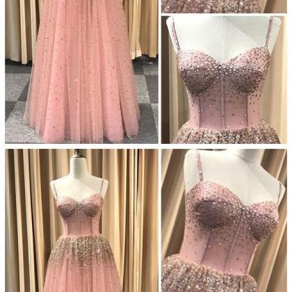 Adore Outfit Stunning Pearl Pink Glitter Evening..