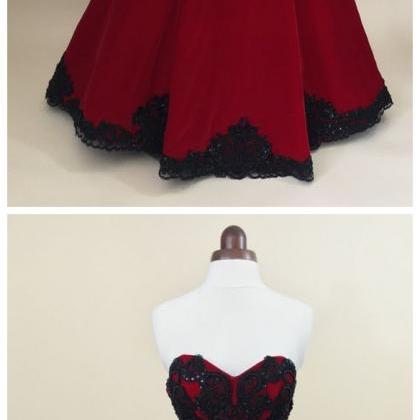 Red Ball Gown, Prom Dress, Evening Gown