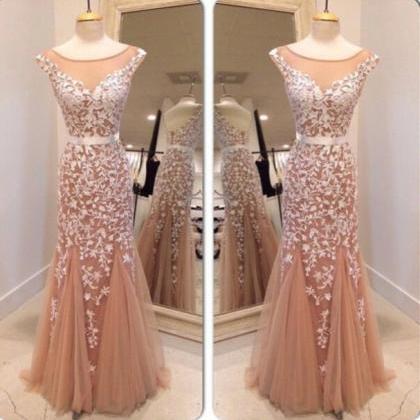 Prom Dress,elegant Prom Dress,tulle Prom Gown..
