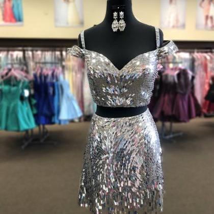Sparkle A Line Homecoming Dresses 2018 Off The..