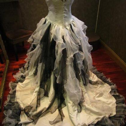 Real Image Gothic Camo Wedding Dresses Vestidos De..
