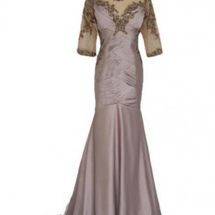Evening Dresses 2020 Lace Sheer Mother Of The..