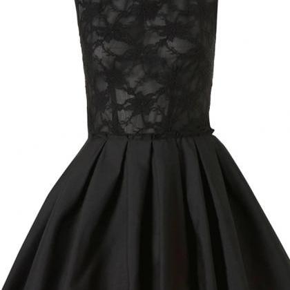 A-line Little Black Dress Sexy Homecoming Cocktail..