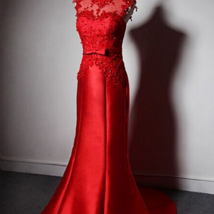 Prom Dresses,high Neck Dress,red Prom..
