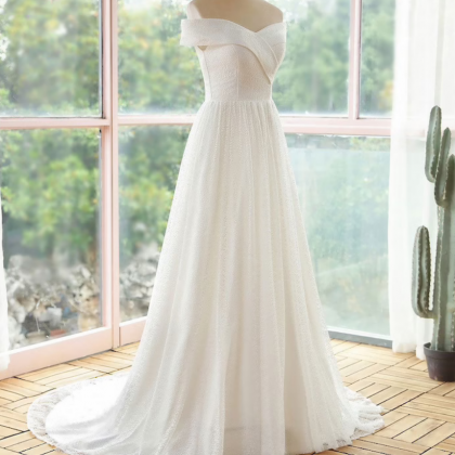 Wedding Dresses Elegant Wedding Dress Floor Length..