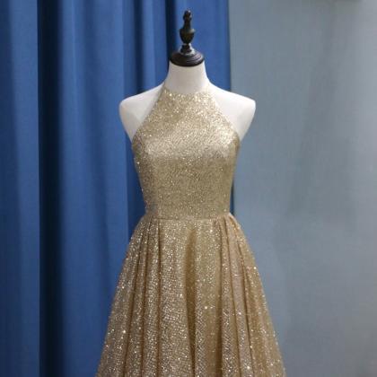 Prom Dresses Evening Gown Sequin A Line Prom..