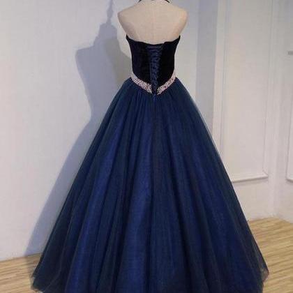 Prom Dresses Tulle with Light Pearl..