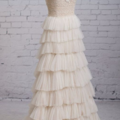 Charming A-line Wedding Dress,victorian Wedding..