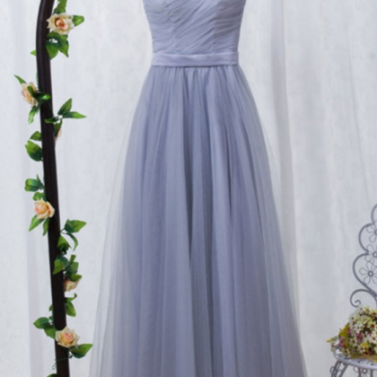 Real Photo Grey Long Lace Appliques Prom Dresses,..