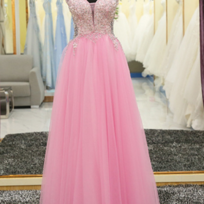 Charming Prom Dress, Floor Length Prom Dress,long..