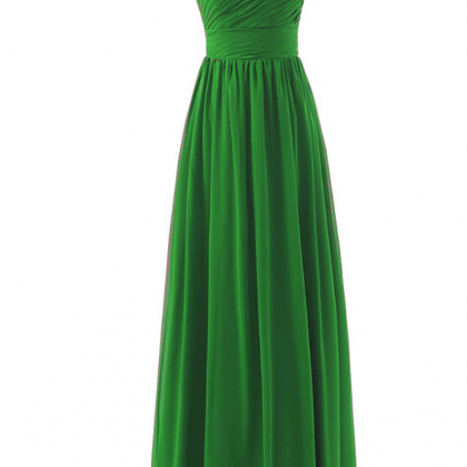 Bridesmaid Dress, Green Bridesmaids Dress, Long..