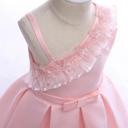 Pink Flower Girl Dress,girls Dresses For Party And..