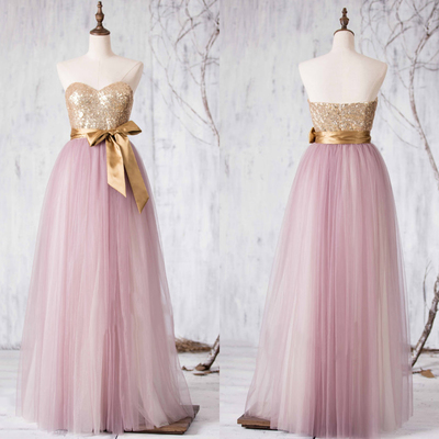 Sweetheart A-line Prom Dresses,long Prom Dresses,..