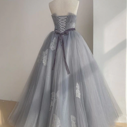 Prom Dresses, Tulle Lace Long Prom Dress, Sweet 16..
