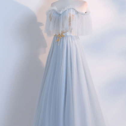 Prom Dresses,simple Tulle Lace Prom Dress, Tea..
