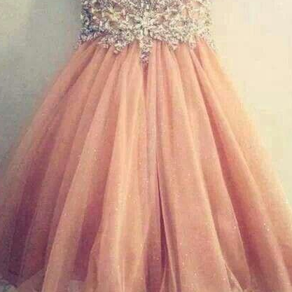 Charming Tulle Homecoming Dress,spaghetti Straps..