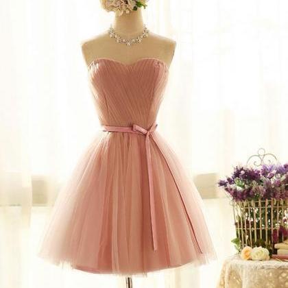 Sweetheart Short Prom Dress,tulle Homecoming..