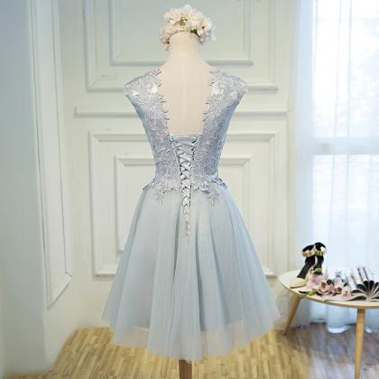 Simple Short Lace Woman Party Dress, Formal Dress,..