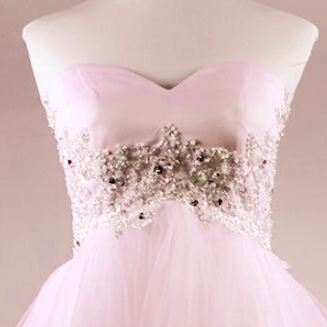 Lovely Sweetheart Pink Short Homecoming Dresses,..