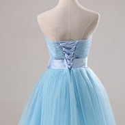 Lovely Homecoming Dress With Bow, Cute Short..