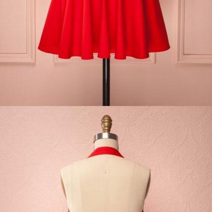 Short Red Homecoming Dress, Party Dress, Short Red..