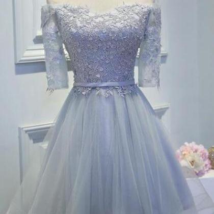 Tulle Lace Homecoming Dresses , Lovely Off..