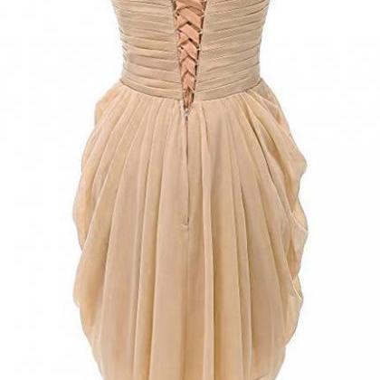 Short Chiffon Bridesmaid Dresses, Bridesmaid Dress..