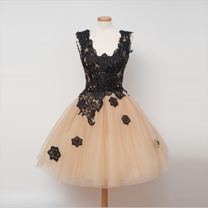 Lace Black Homecoming Dresses, Homecoming Dresses..