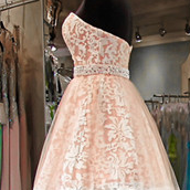 Lace Prom Dress,sweetheart Short Prom Dress,..