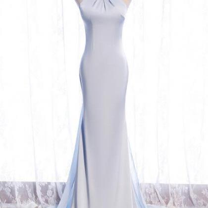 Long Mermaid Backless Elegant Prom Dress, Evening..
