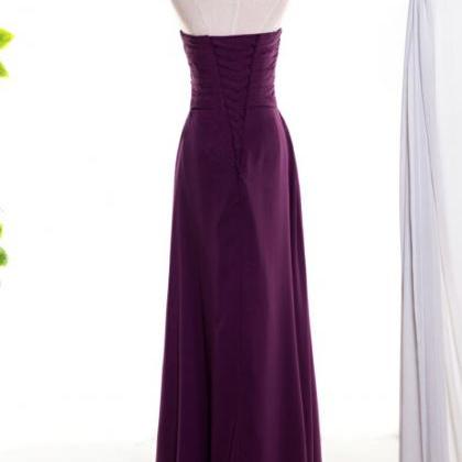 Elegant Chiffon Sleeveless Formal Prom Dress,..