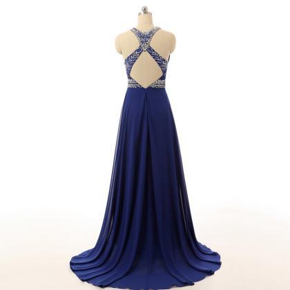 Sexy Long Royal Blue Formal Dresses Showcases..