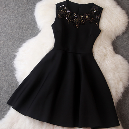 Party Dresses,black Causal Dresses