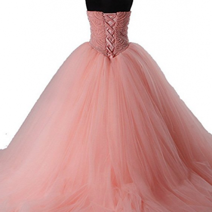 Ball Gown Evening Prom Dress Sweetheart Beading..