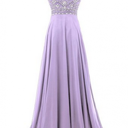 Prom Gowns,charming Evening Dress,chiffon Round..