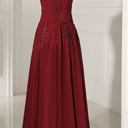 Floor Length Formal Chiffon Evening Gowns Prom..