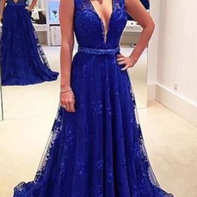  Backless Prom Dresses,Royal Blue Prom Dress,Backless Formal Gown,Open Back Prom Dresses,Open Backs Evening Gowns,Lace Formal Gown For Teens