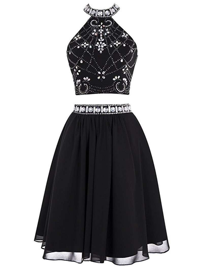 black one piece dress