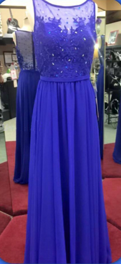 Lace Prom Gown, Fashion Prom Dresses,royal Blue Evening Gowns,lace Party Dresses,beaded Evening Gowns,long Formal Dress For Teens