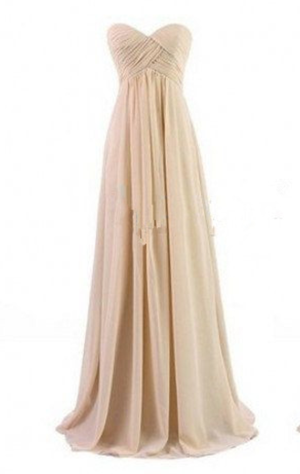 simple bridesmaid gown
