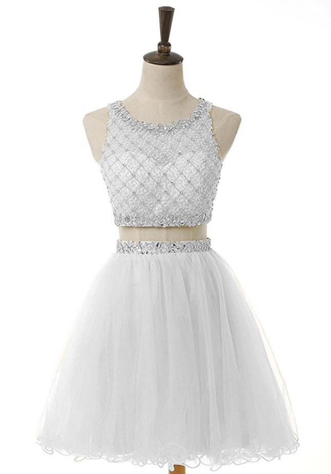 Homecoming Dress,2 Piece Homecoming Dresses,sparkle Sweet 16 Dress,homecoming Dress,2 Pieces Cocktail Dress,two Pieces Evening Gowns