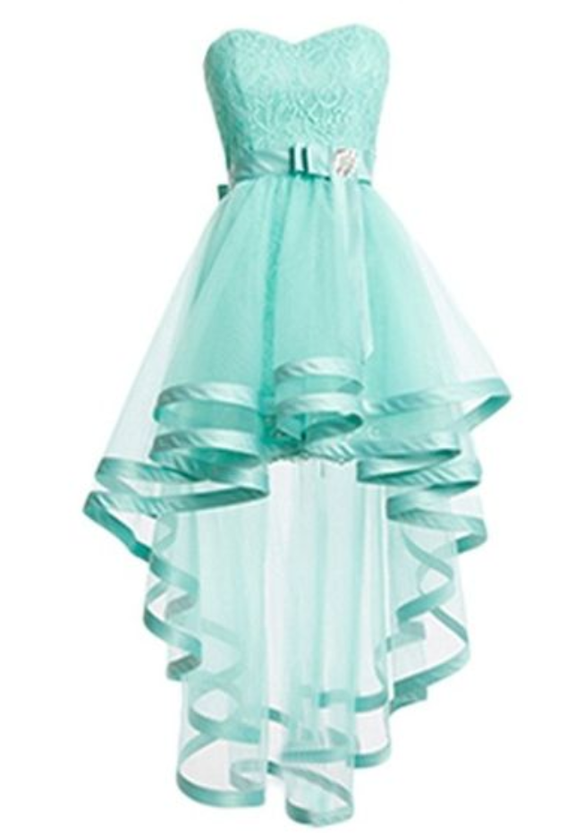 Homecoming Dress,high Low Homecoming Dresses,mint Homecoming Gowns,sweet 16 Dress,plus Size Evening Dresses For Teens