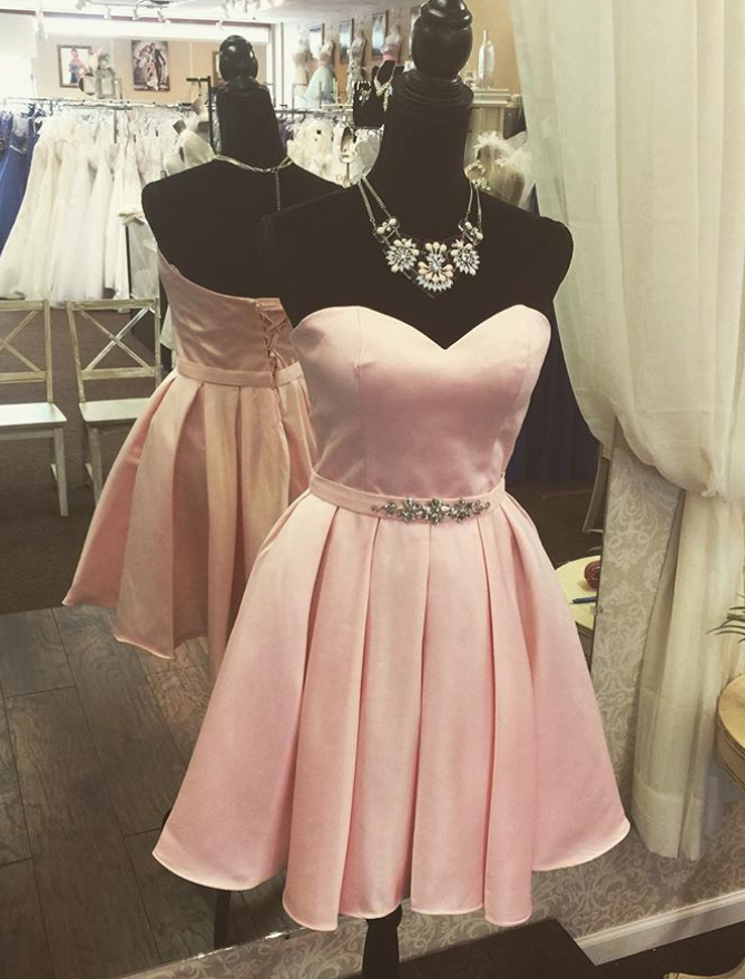 Homecoming Dress,blush Pink Homecoming Dresses,sweet 16 Dress,sexy Homecoming Dress,cute Cocktail Dress