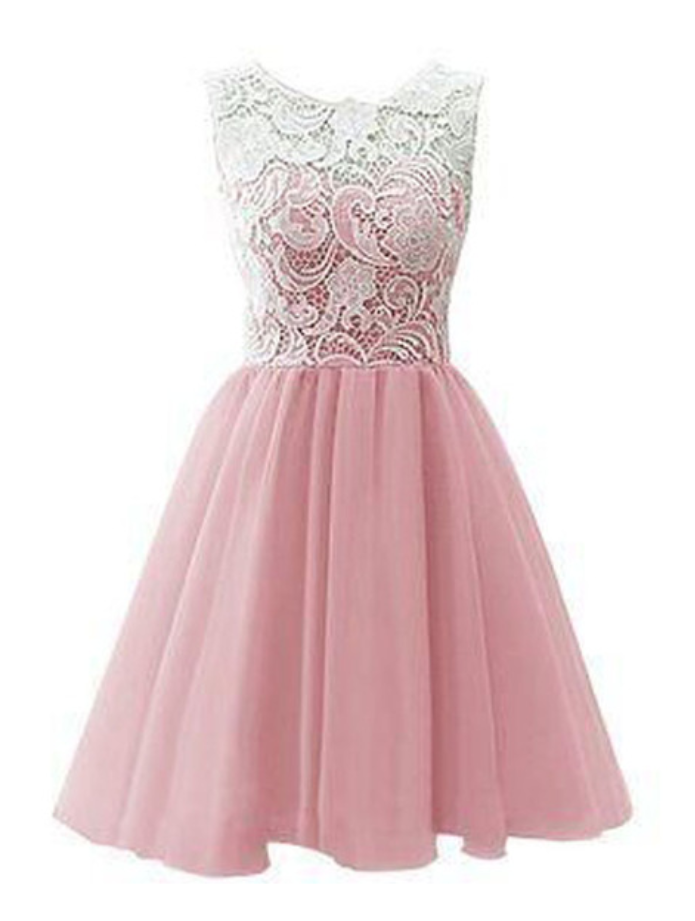 Pink Homecoming Dress,homecoming Dresses,lace Homecoming Gowns,short Prom Gown,pink Sweet 16 Dress,homecoming Dress,cocktail Dress,evening Gowns