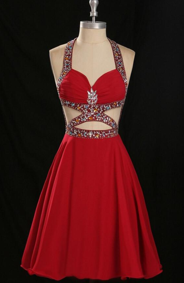 Red Homecoming Dress,short Homecoming Dresses,homecoming Gown,party Dress,sparkle Prom Gown,cocktails Dress,bling Homecoming Dress