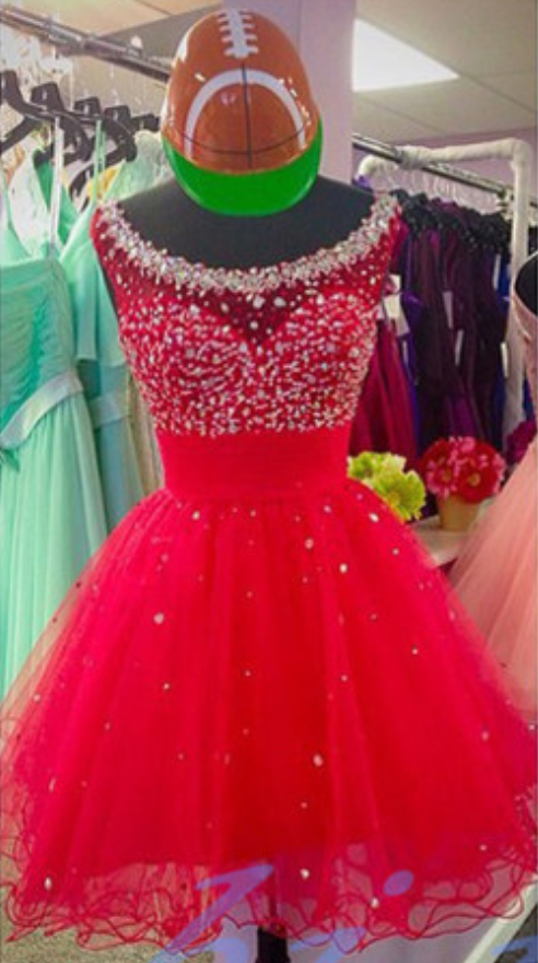  Red Homecoming Dress,Backless Homecoming Dresses,Tulle Homecoming Dress,Open Back Party Dress,Open Backs Prom Gown,Cute Sweet 16 Dress,Cocktail Gowns,Parties Dress