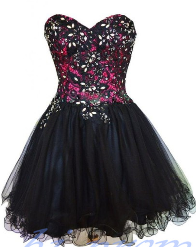 Black Homecoming Dress,tulle Homecoming Dress,cute Homecoming Dress,2015 Fashion Homecoming Dress,short Prom Dress,fashion Homecoming